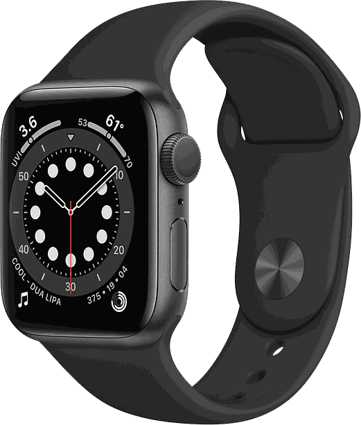 Apple Watch S6 40mm Space Gray Sport Band
