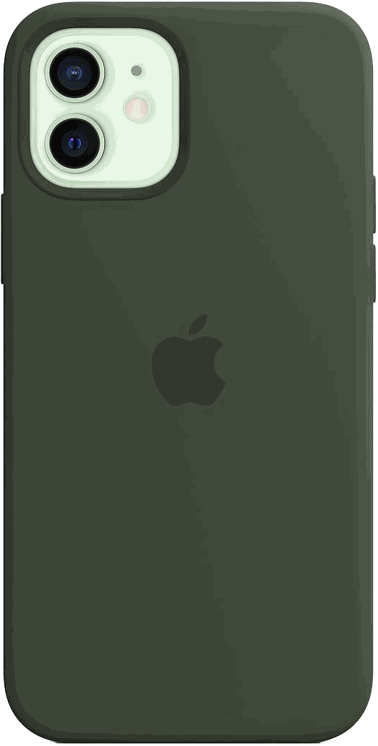 Чехол для Apple iPhone 12 Silicone Case MagSafe «Кипрский зелёный»